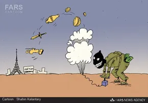 کاریکاتور/ استندآپ احمدی نژاد!