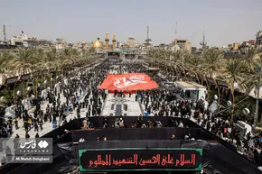 فیلم| بین‌الحرمین؛ میعادگاه عاشقان حسین(ع) از سراسر جهان