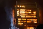 آتش‌سوزی در هتل ایران بندرانزلی