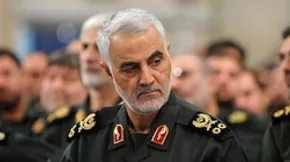 فیلم | حضور لاریجانی در محل شهادت سردار سلیمانی