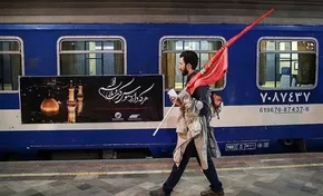 تصاویر | خروج زائران اربعین از پایانه مرزی بین المللی مهران