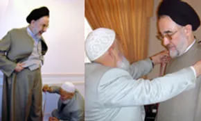 عکس/ خاتمى در لباس سربازى