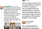 پاسخ مستند ظریف به «عوام‌فریبی‌ها» علیه ایران
