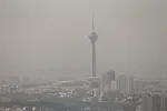 اعلام میزان آلودگی هوای پایتخت