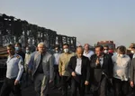 آتش‌سوزی گسترده در انبار لوازم یدکی موتورسیکلت