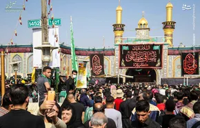 تصویری زیبا از بین‌الحرمین در مه