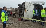 یک کشته و ۴۸ مصدوم در تصادف سواری با اتوبوس