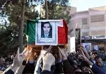طواف پیکر دانشمند هسته‌ای در حرم کریمه اهل بیت (س) +تصاویر