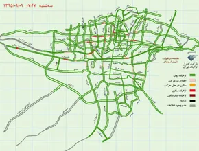 تصاویر/ ترافیک تهران؛ ۳۰ فروردین ۹۹