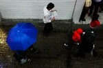 بارش برف درجاده‌های زنجان