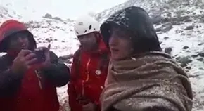 فیلم/خودسوزی یک مغازه دار در اعتراض به پلمپ مغازه اش!