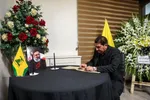 حضور یک شخصیت مهم ایرانی در مراسم سالگرد شهید نصرالله