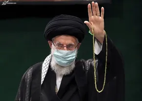 تصاویر / مراسم عزاداری اربعین حسینی با حضور رهبر انقلاب