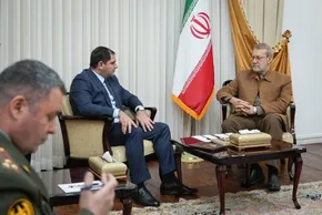 تصاویر/ دیدار نماینده سازمان ملل با لاریجانی