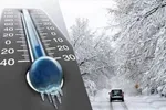 بارش 17 سانتی‌متر برف در کرمان