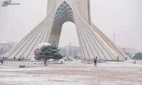 تصاویر/ اولین برف زمستانی در تهران