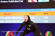 دختر وزنه‌بردار ایران، قهرمان نوجوانان آسیا شد