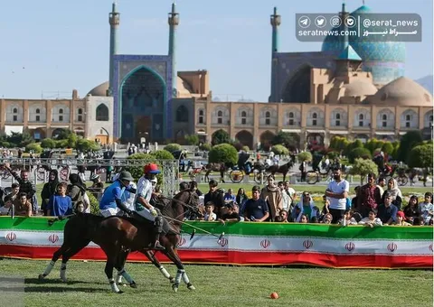 تصاویر| مسابقه نمادین چوگان به مناسبت هفته فرهنگی اصفهان