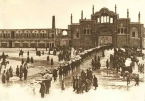 عکس / روحانیونی که مغازه پلمپ می‌کنند
