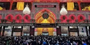 تصاویر| عزاداری شب اربعین حسینی در بین الحرمین