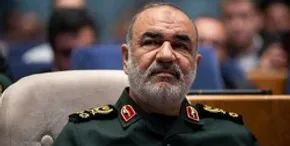 فیلم/ سردار سلامی در منزل شهید امنیت «مرتضی ابراهیمی»