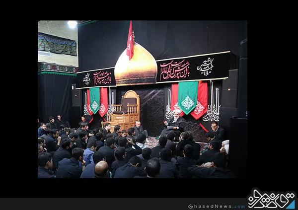  هیئت محبان العباس با سخنرانی آیت الله جاودان