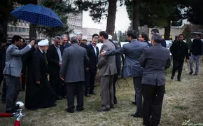 تصاویر/ درختکاری دایی و فردوسی‌پور
