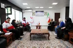 فیلم/ تردد اهالی روستای سیل‌زده «دور» در استان سیستان و بلوچستان با قایق