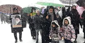 عکس/ سردار حاجی‌زاده در راهپیمایی 22 بهمن