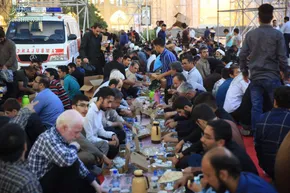 تصاویر/ اولین افطار