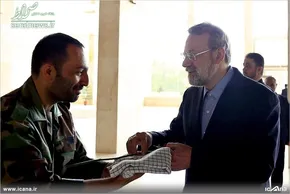 تصاویر/حضور لاریجانی در مراسم عزاداری ایام محرم