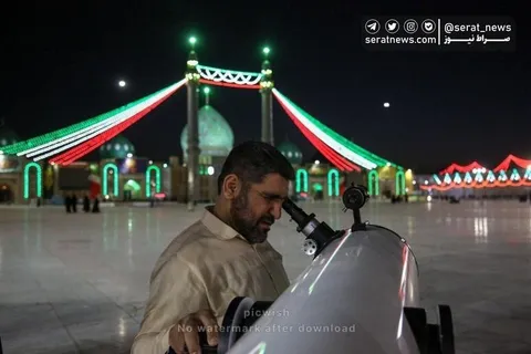 تصاویر| استهلال ماه مبارک رمضان در مسجد جمکران