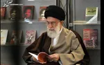 نقاشی جدید روح‌الامین از چهره رهبری +عکس
