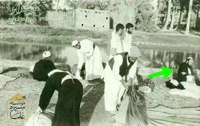 عکس/ ماجرای عکس شهید سلیمانی بر دیوار موکب عراقی