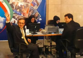 عکس/ یک کاندید دیگر با کلید وارد شد