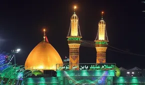 فیلم/ آتش‌سوزی در نزدیکی حرم امام حسین (ع)