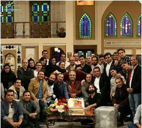 عکس/  آخرین دیدار عارف لرستانی و بهرام رادان