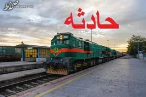 اولین تصاویر از حادثه خروج قطار از ریل در مشهد