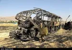واکنش چهره‌ها به تصادف مرگبار در سنندج +تصاویر