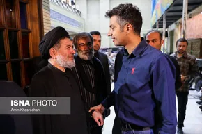 تصاویر/ از احمدی نژاد و آقای دوربینی تا جنتی و آخوندی در مراسم ختم پدر وحید حقانیان