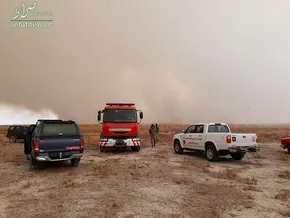 فیلم/ دود حاصل از آتش زدن مزارع نیشکر