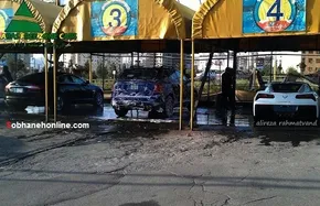 عکس/ کارواش هواپیما در مهرآباد