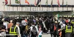 ترافیک شلوغ ولی روان در جاده‌های مرز چذابه