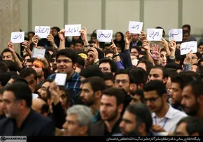فیلم/جشن تکلیف دانش آموزان در حضور رهبر انقلاب