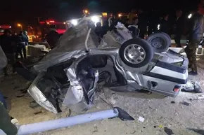 فیلم| خوش شانسی مرد جوان در حادثه تصادف مرگبار