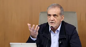 فیلم| ورود بدون محافظ رئیس‌جمهور به اورژانس استان تهران در اوج تهدیدات جنگی