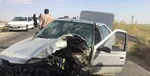 تصادف اتوبوس و تریلی در جاده میامی به سبزوار