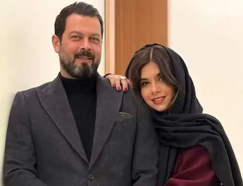عکس| عمه و عموی چشم رنگی نفس بازغی با شباهتی باورنکردنی به همدیگر