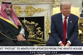 فیلم| استقبال ترامپ از بن‌سلمان در کاخ سفید