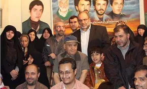 عکس/ عیادت مداح مشهور از اکبر عبدی